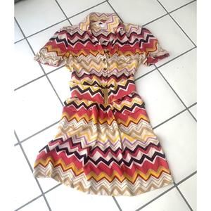 Diane Von Furstenberg Silk Shirt Dress 8
